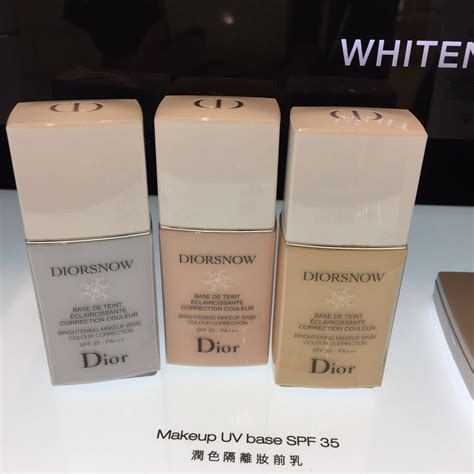 DIOR妝前乳推薦：雪晶靈潤色隔離妝前乳 SPF35 PA+++玫瑰 .